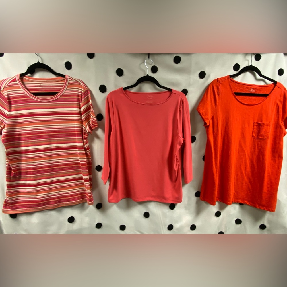 Talbots Women’s 3 Shirt Bundle - size XL Cotton